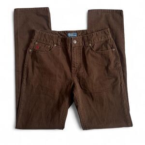 Polo Ralph Lauren Youth Girls Brown pants size 14